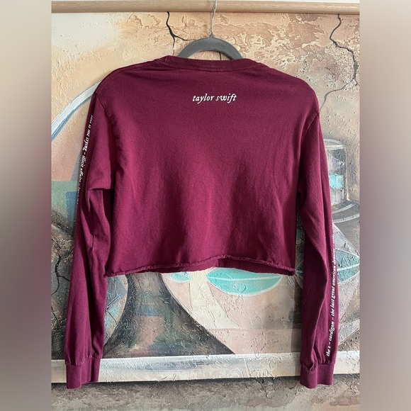 Taylor Swift In The Trees Folklore Soundtrack Crop Shirt - Picture 10 of 16